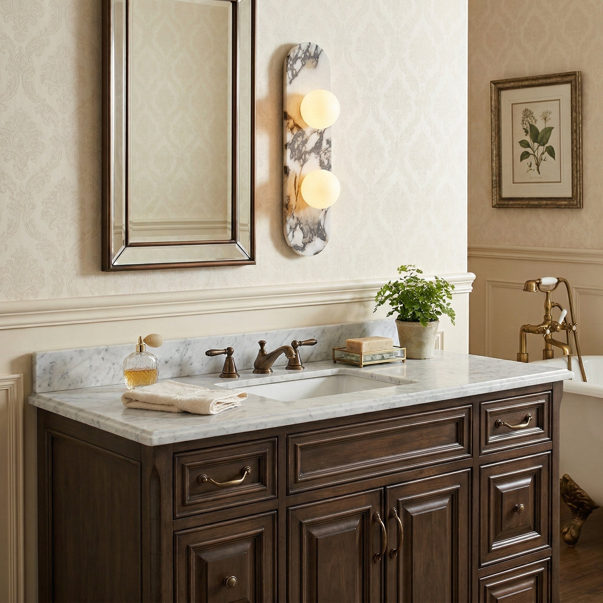 Beaustone Marble Indoor Wall Light