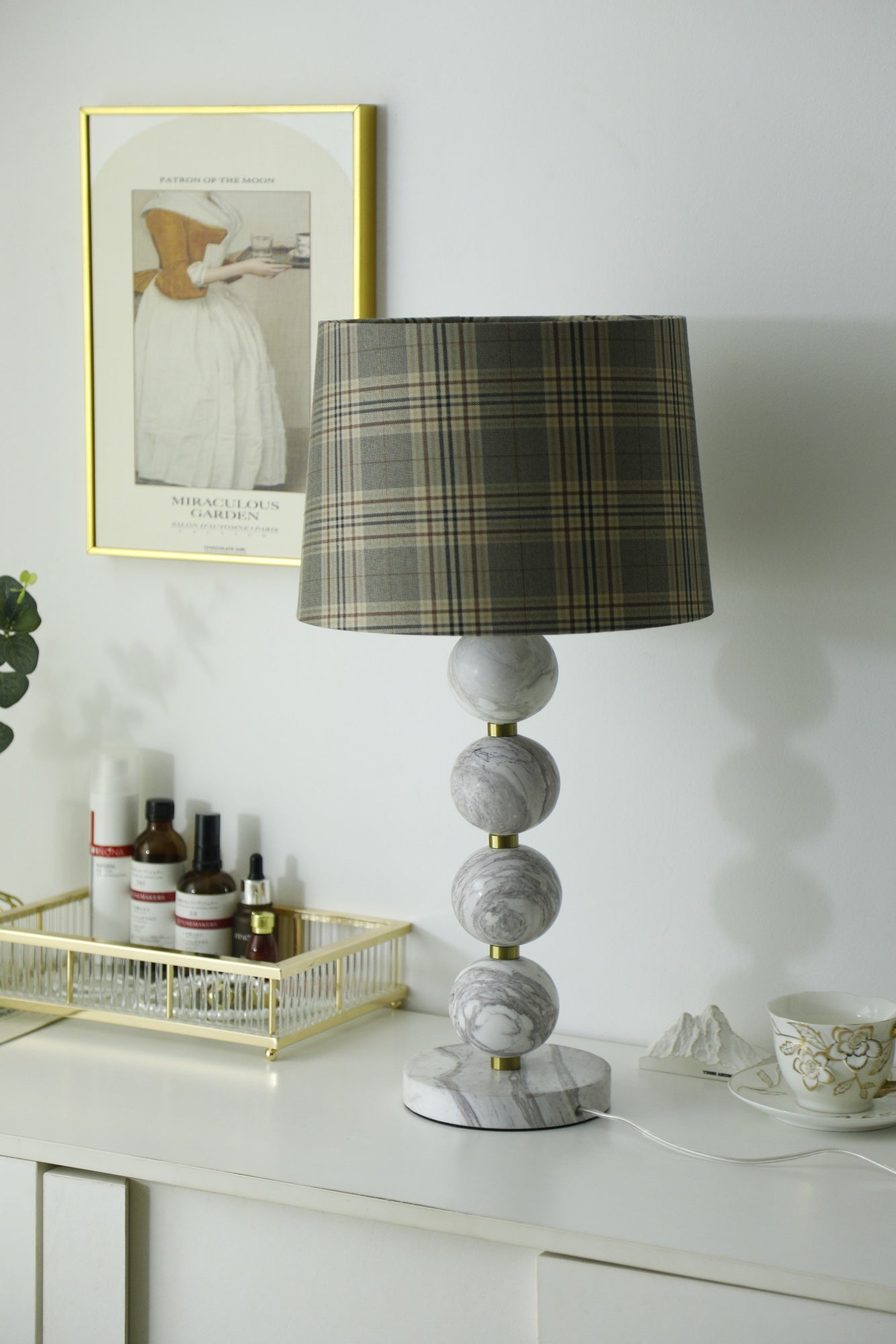 Rowan Modern Marble Table Lamp