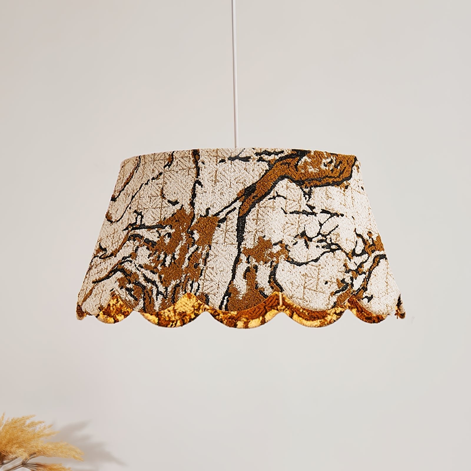 Vavenia Creativity Scallop Fabric Pendant Light