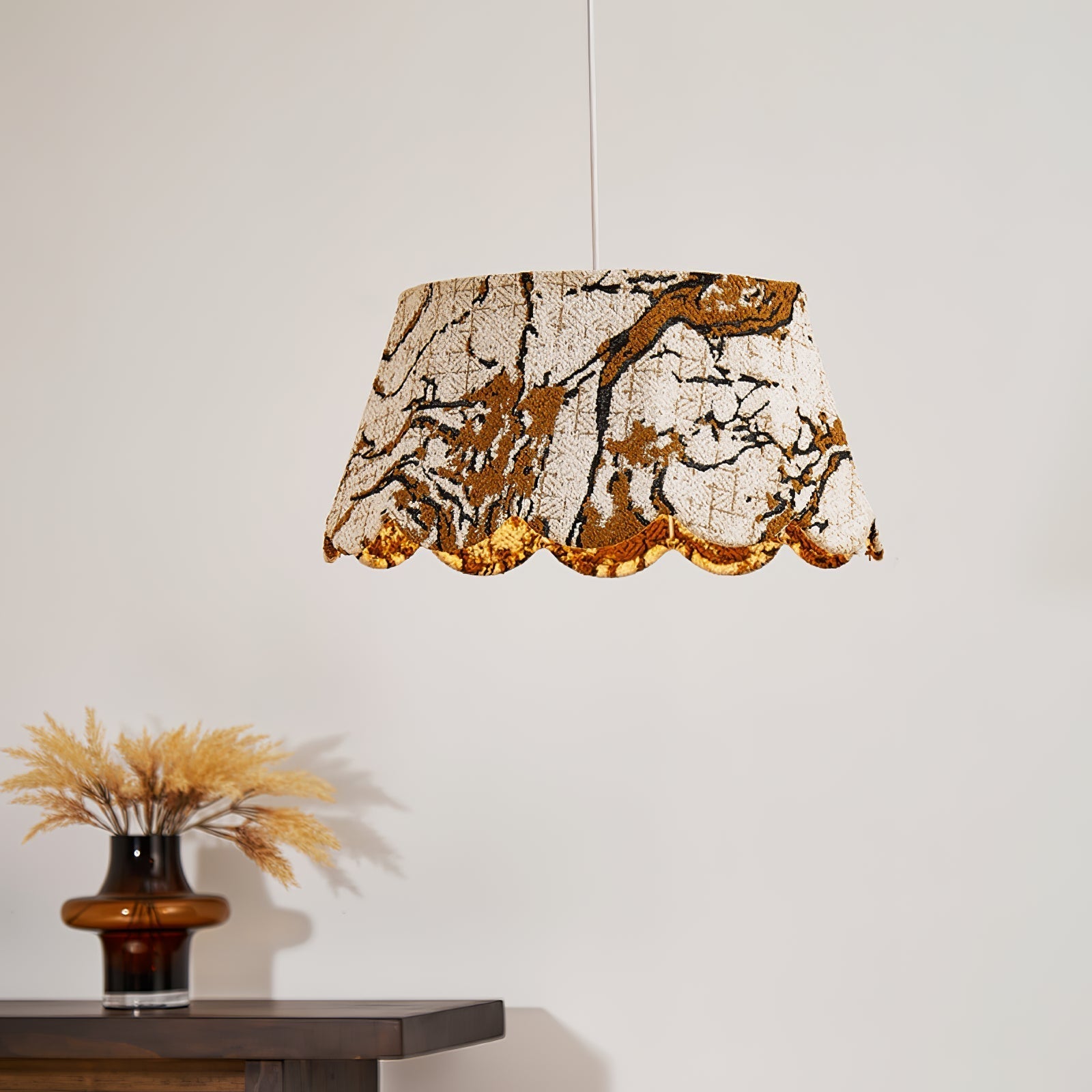 Vavenia Creativity Scallop Fabric Pendant Light