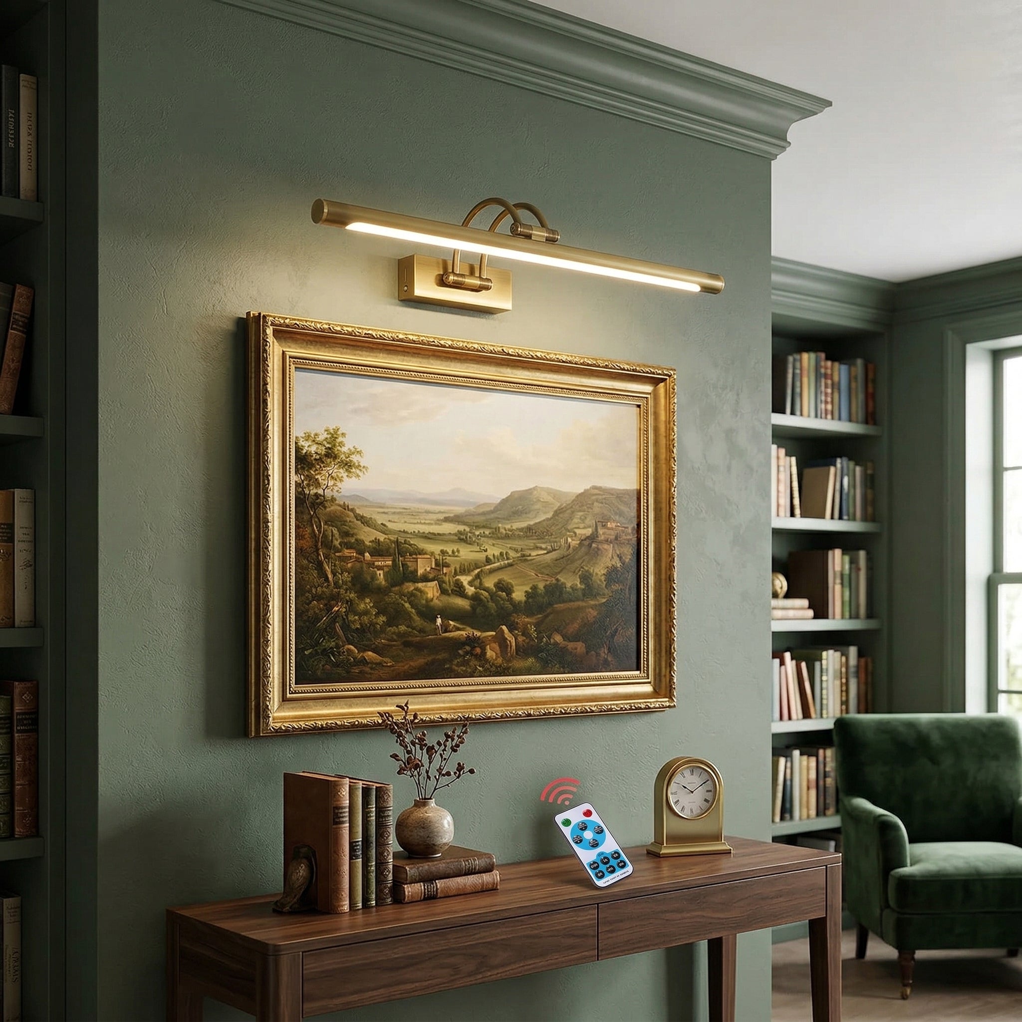 Bellfield Brass Rechargeable Indoor Wall Light