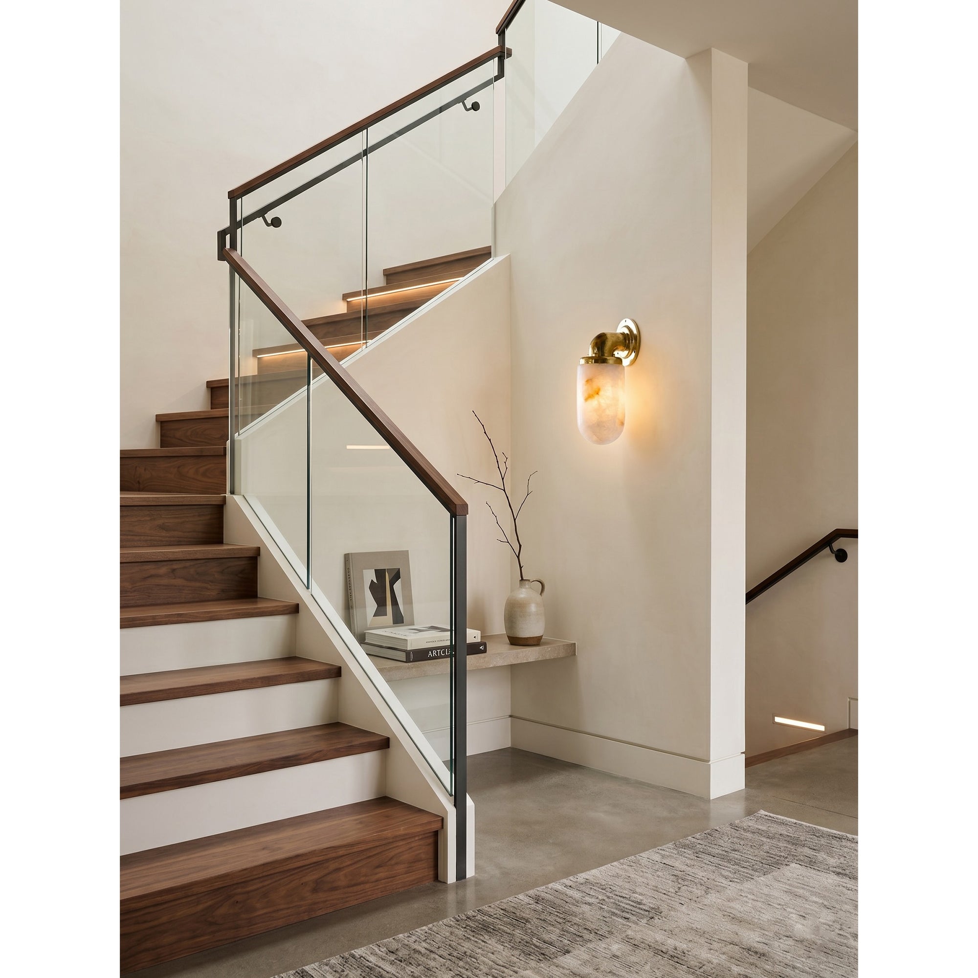 Marine Alabaster Wall Sconce