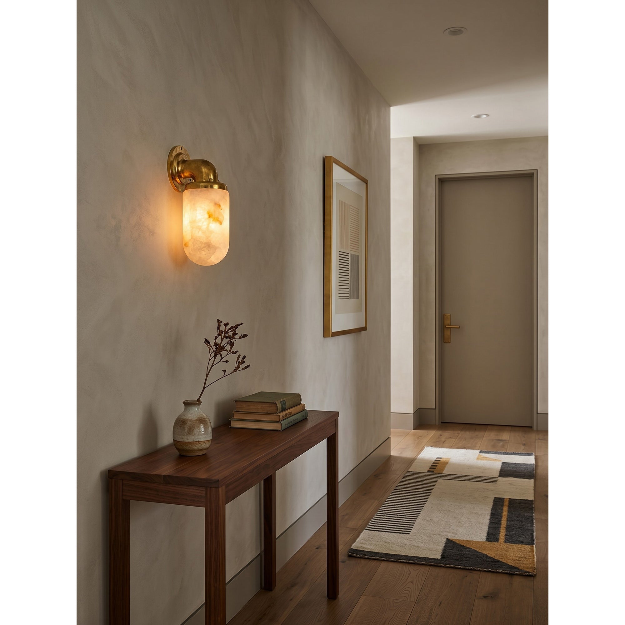 Marine Alabaster Wall Sconce