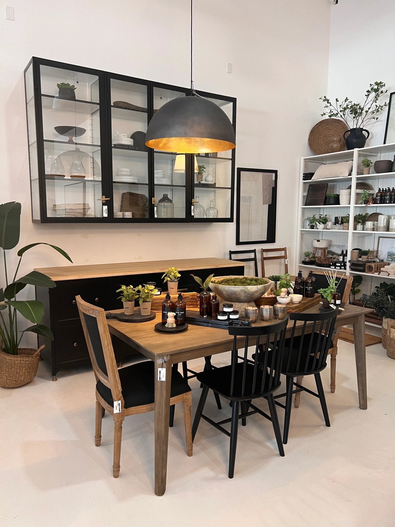 Renorira Pendant Lamp Dome Bowl for Dining Room