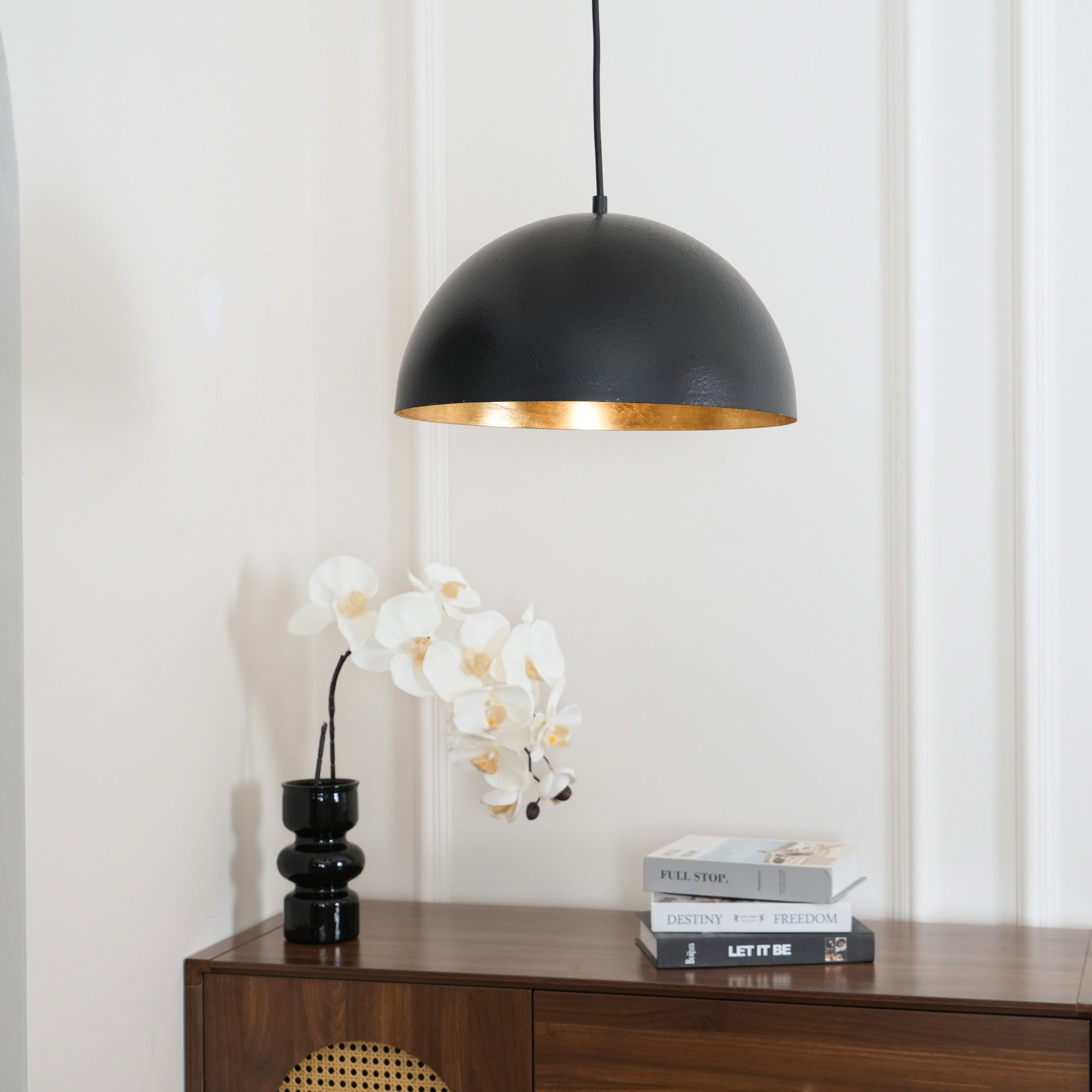 Renorira Pendant Lamp Dome Bowl for Dining Room