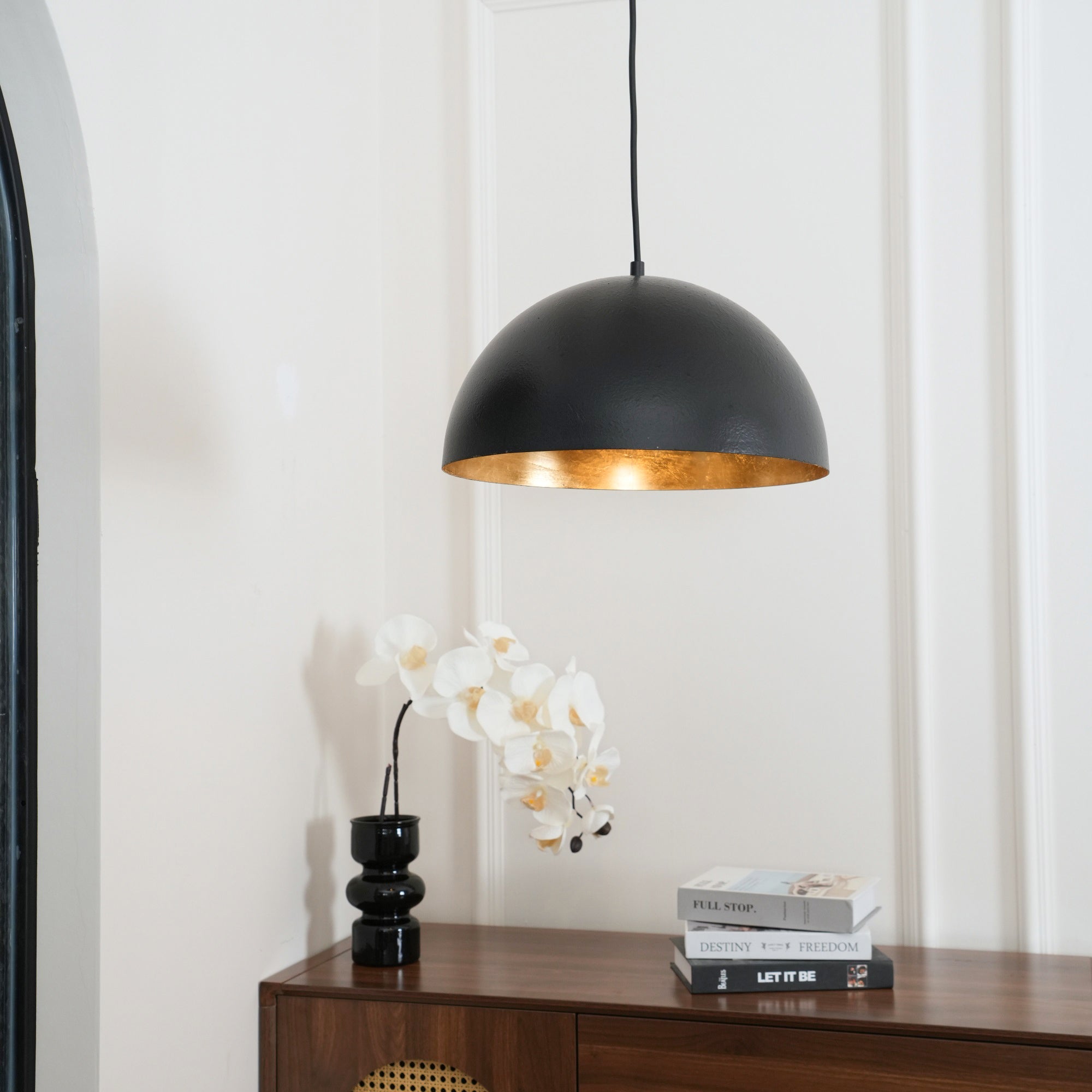 Renorira Pendant Lamp Dome Bowl for Dining Room