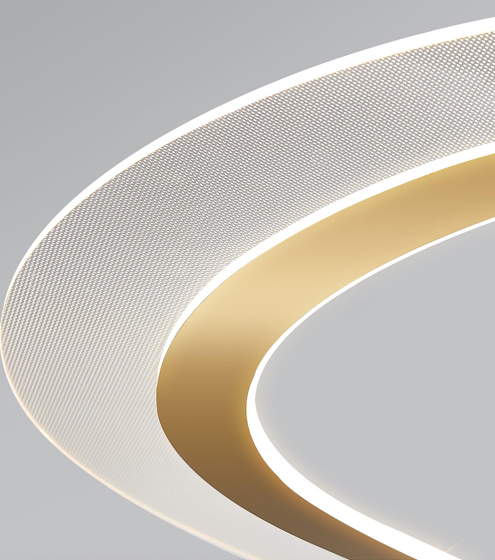 Soleleon Chandelier LED Acrylic Gold Modern