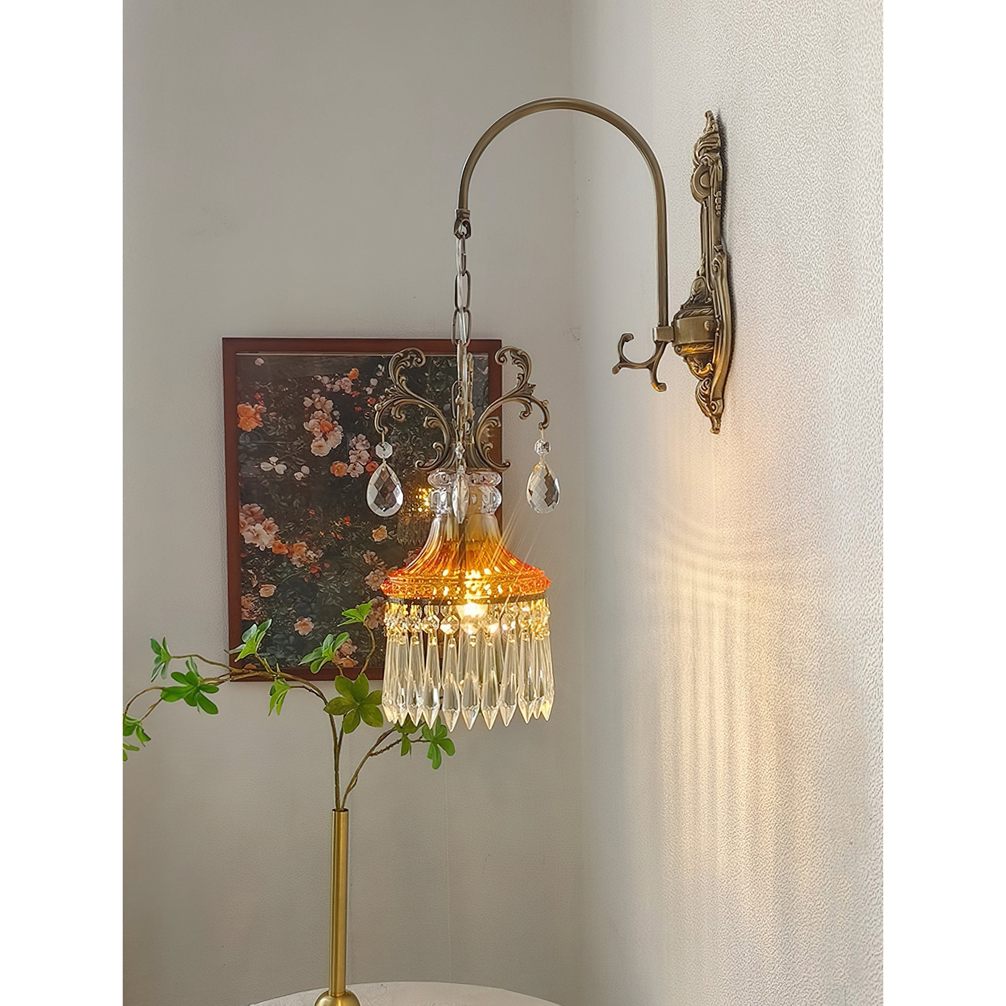Marquise Crystal Wall Lamp
