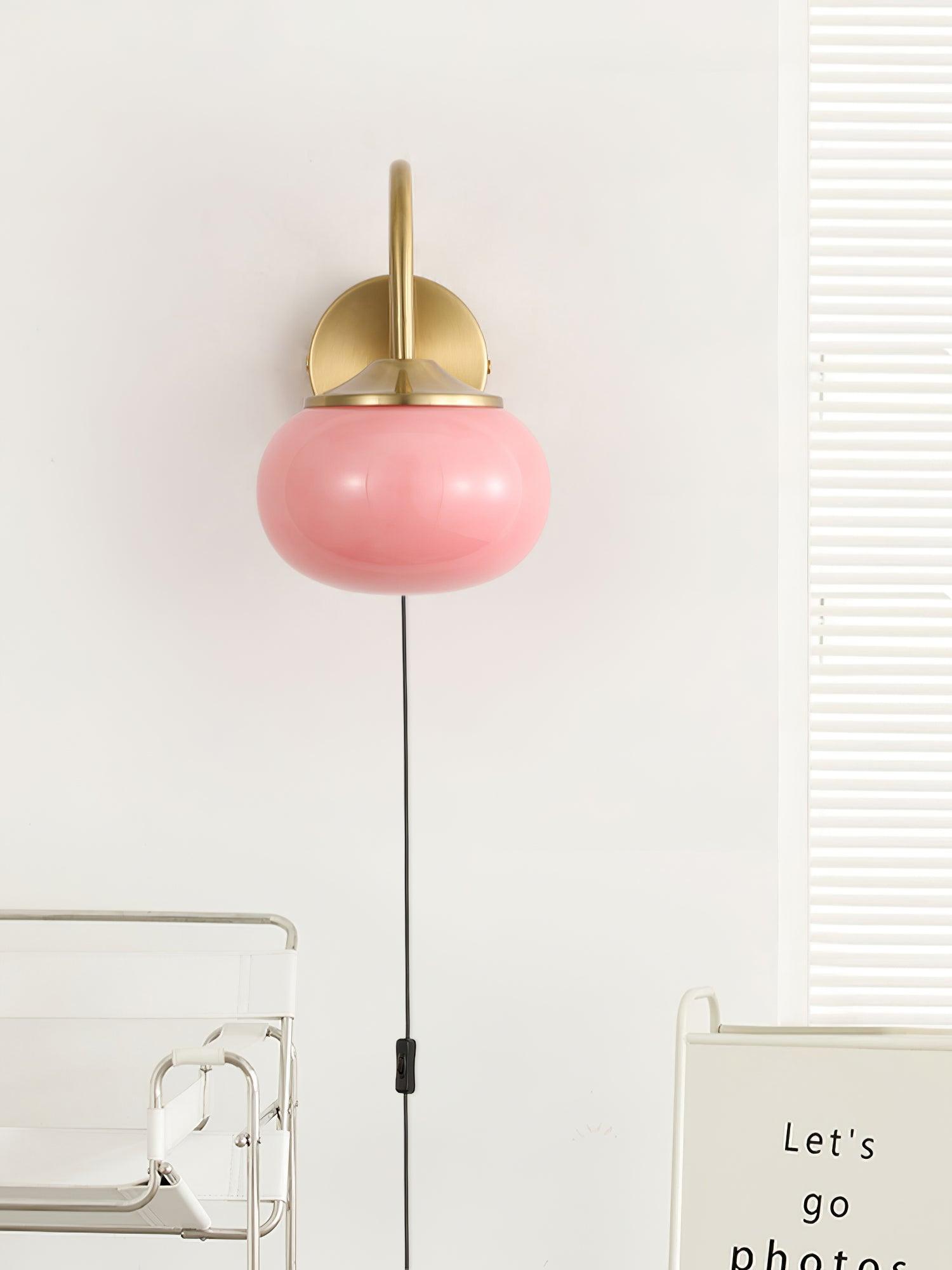 Kevely Premium Nordic Art Plug-in Glass Sconce Wall Lamp