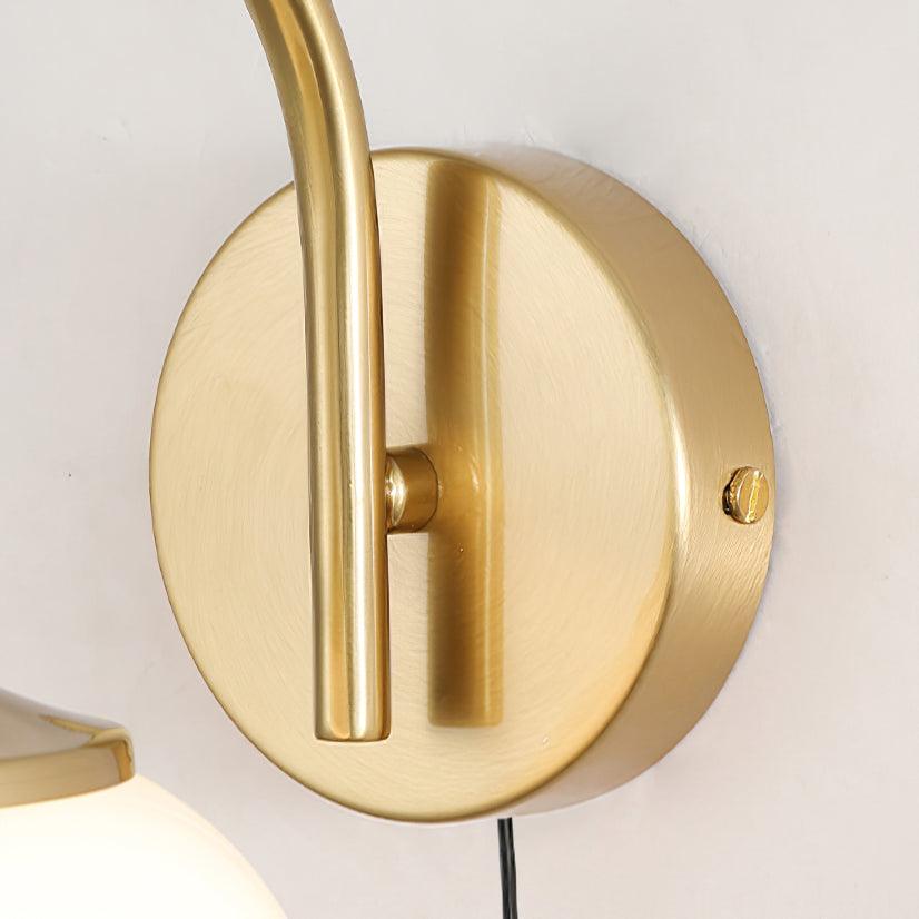 Kevely Premium Nordic Art Plug-in Glass Sconce Wall Lamp