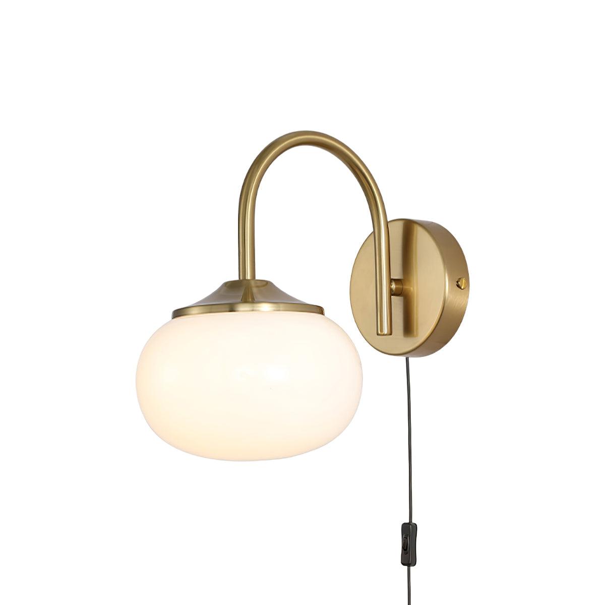 Kevely Premium Nordic Art Plug-in Glass Sconce Wall Lamp