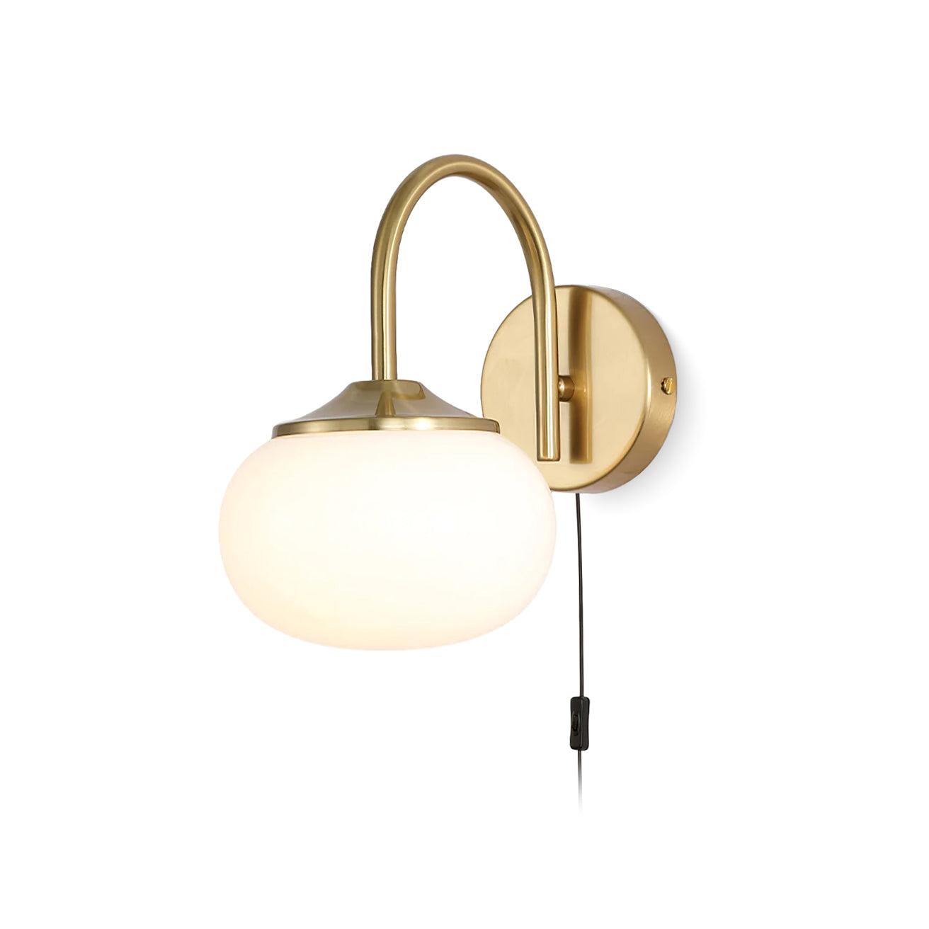 Kevely Premium Nordic Art Plug-in Glass Sconce Wall Lamp