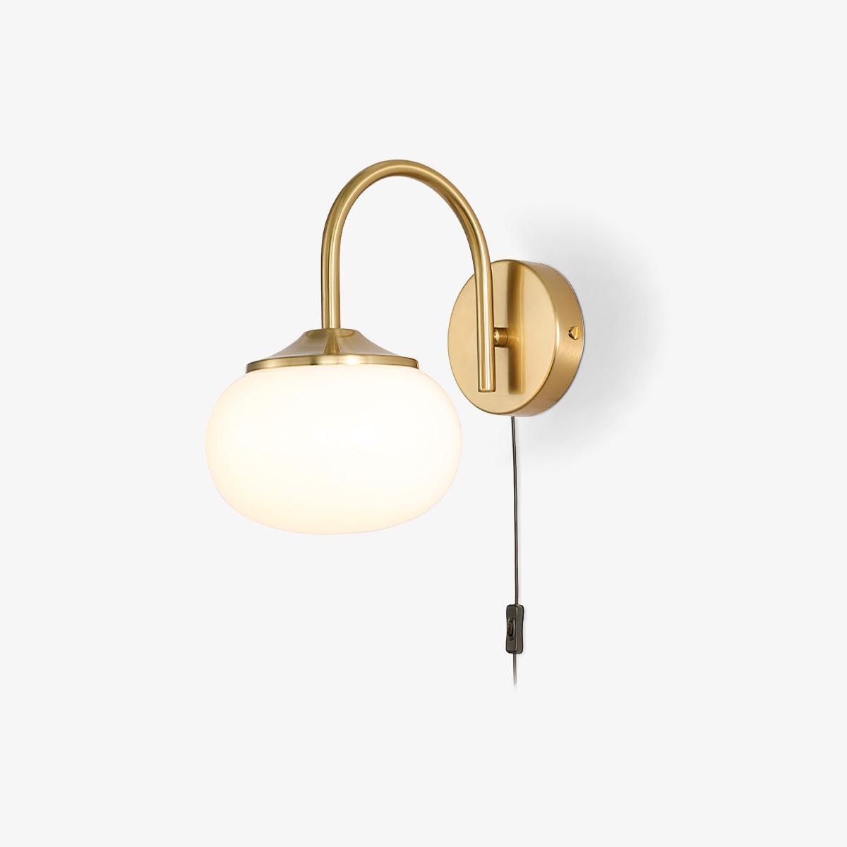 Kevely Premium Nordic Art Plug-in Glass Sconce Wall Lamp