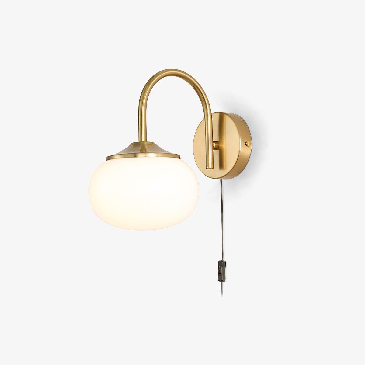 Kevely Premium Nordic Art Plug-in Glass Sconce Wall Lamp