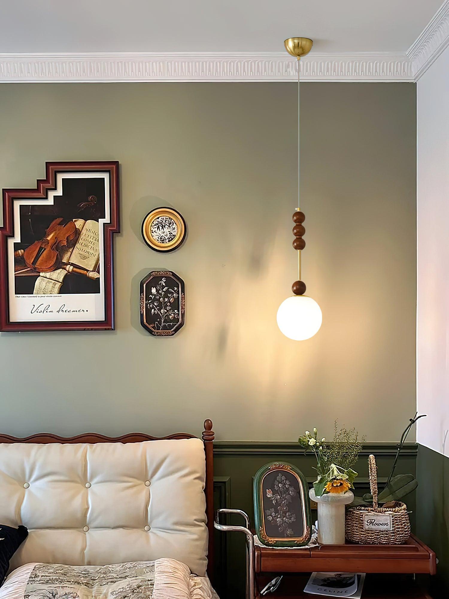Aldanelle Wood Pendant Light