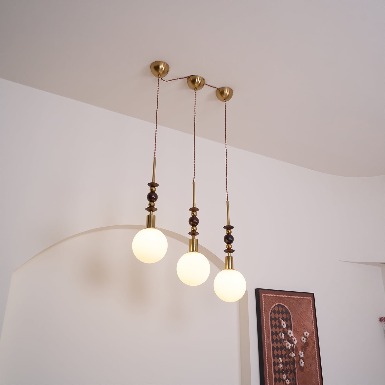 Aldanelle Wood Pendant Light