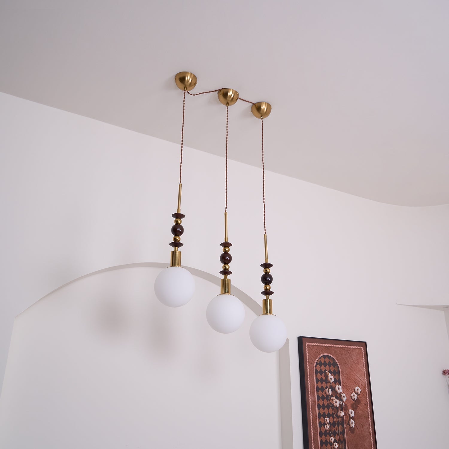Aldanelle Wood Pendant Light