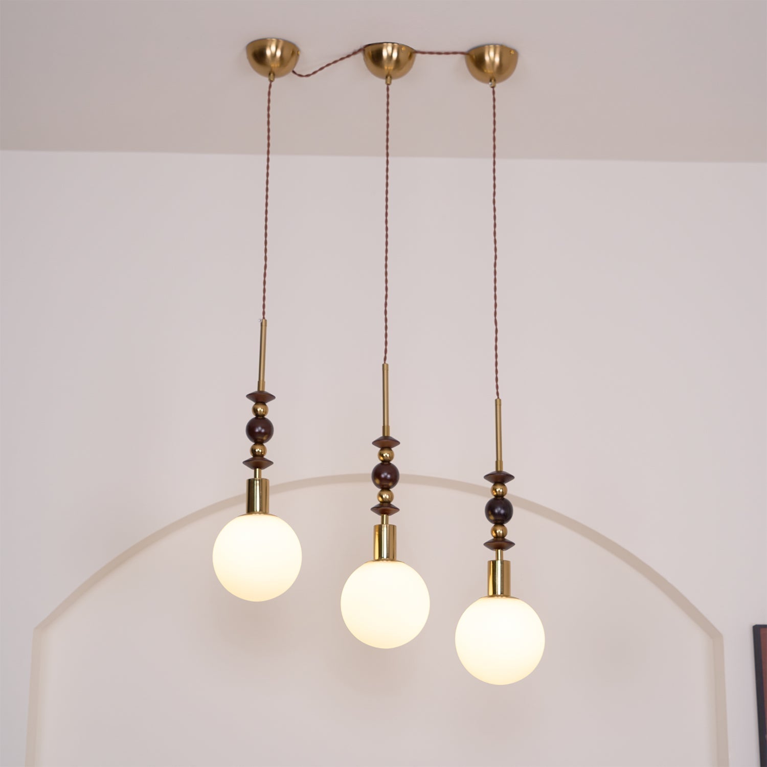 Aldanelle Wood Pendant Light