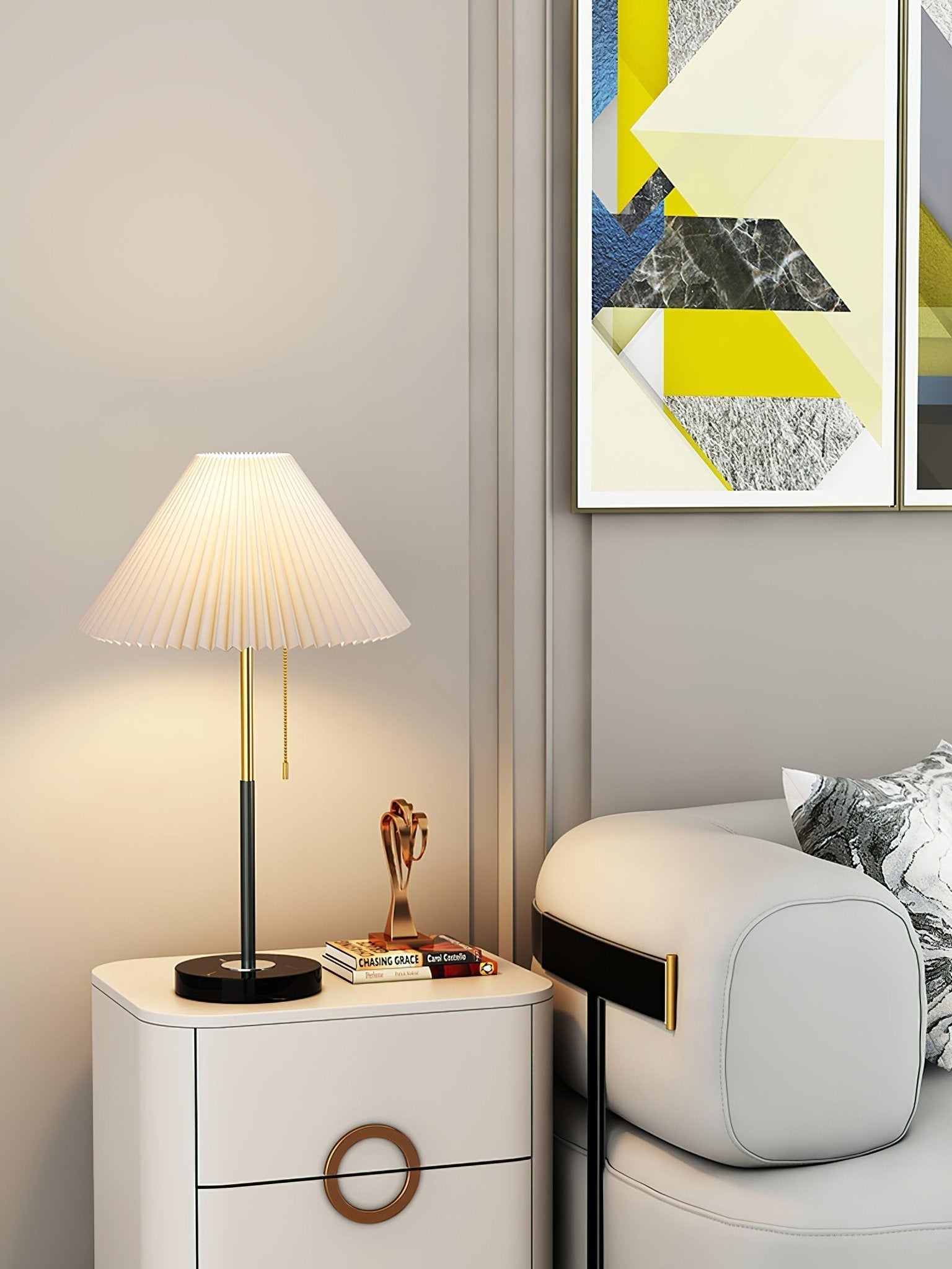 Divo Minimalist Marble Table Lamp