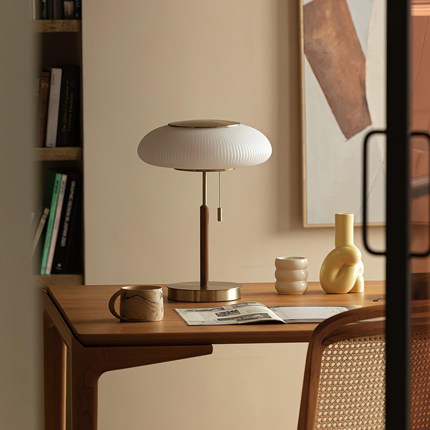 Glimmce Wood Table Lamp
