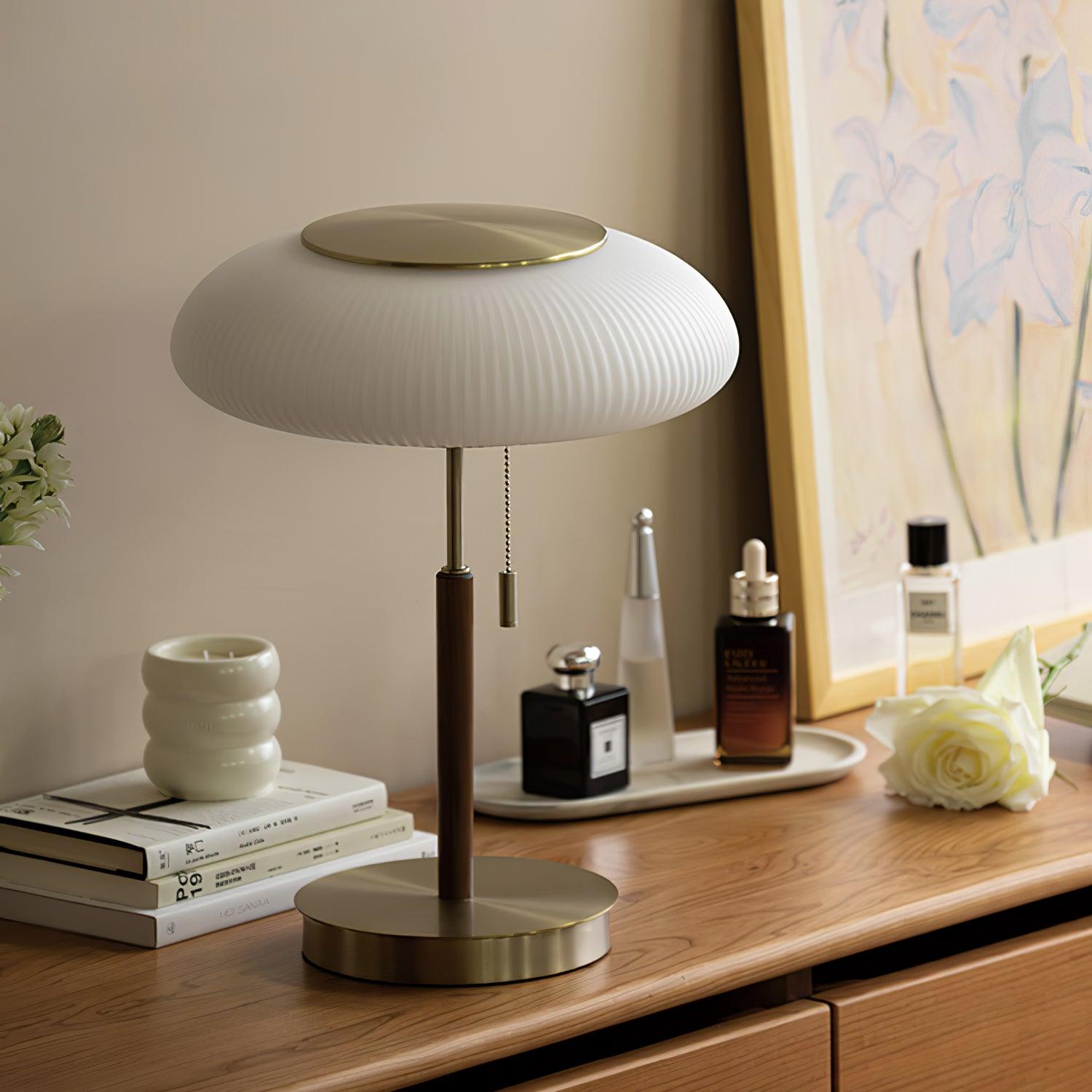 Glimmce Wood Table Lamp