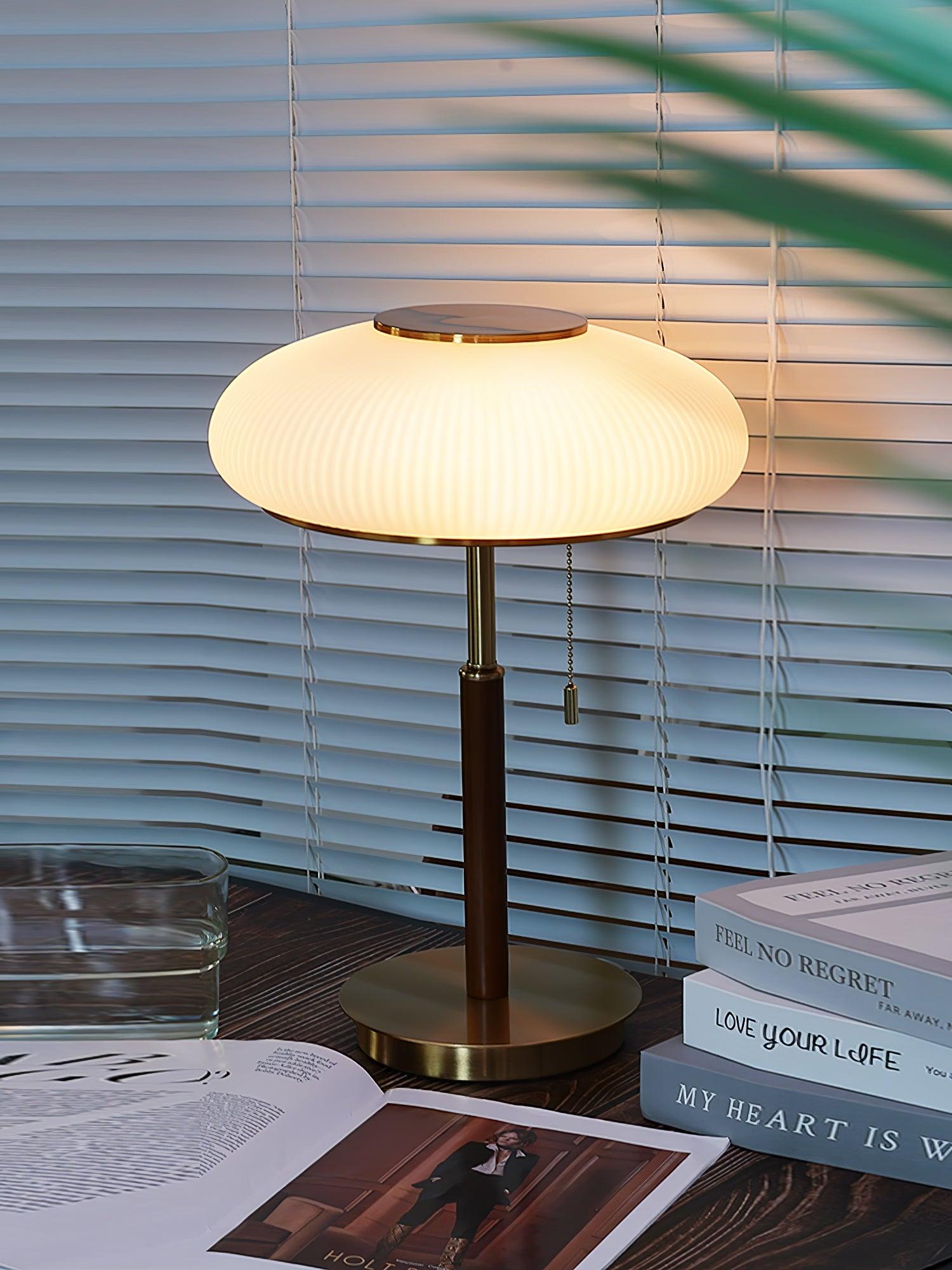 Glimmce Wood Table Lamp
