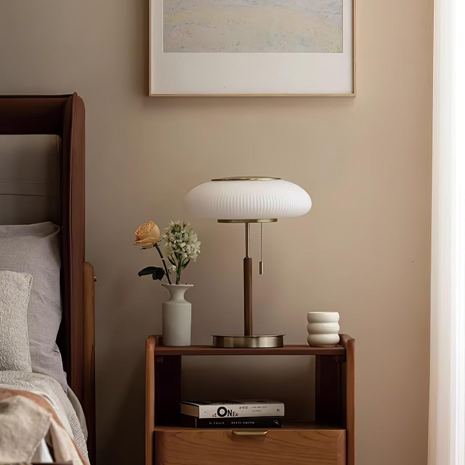 Glimmce Wood Table Lamp