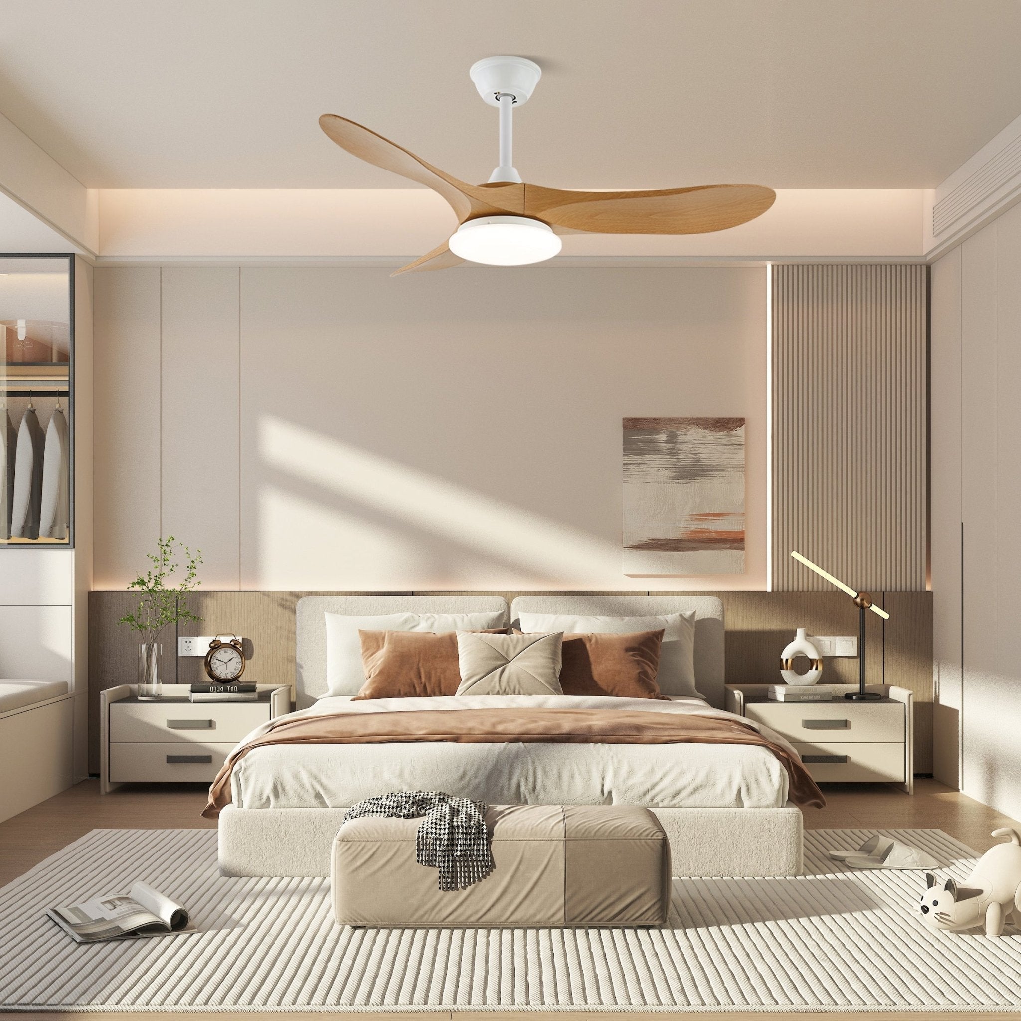 Miriveon Drift Ceiling Fan Light