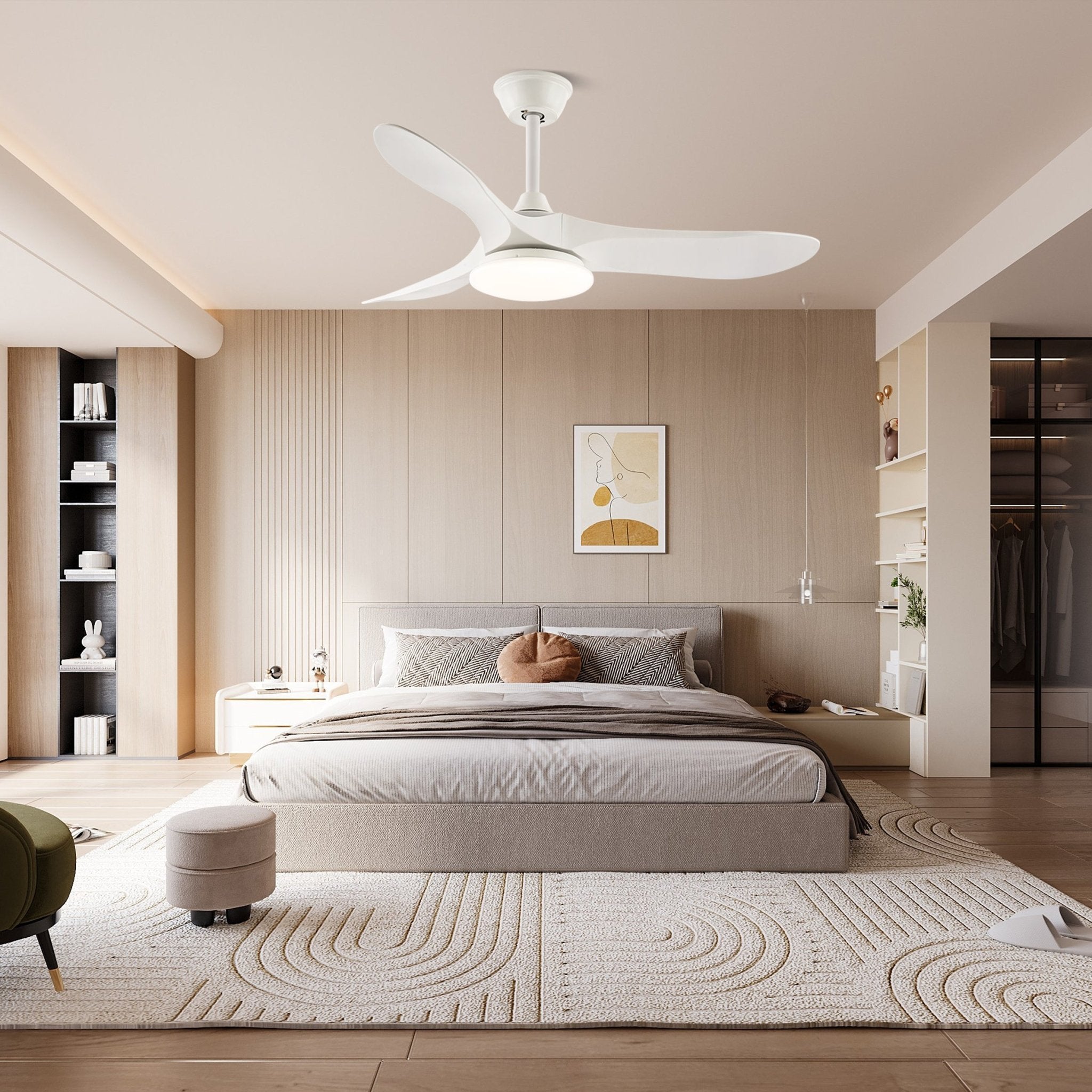 Miriveon Drift Ceiling Fan Light