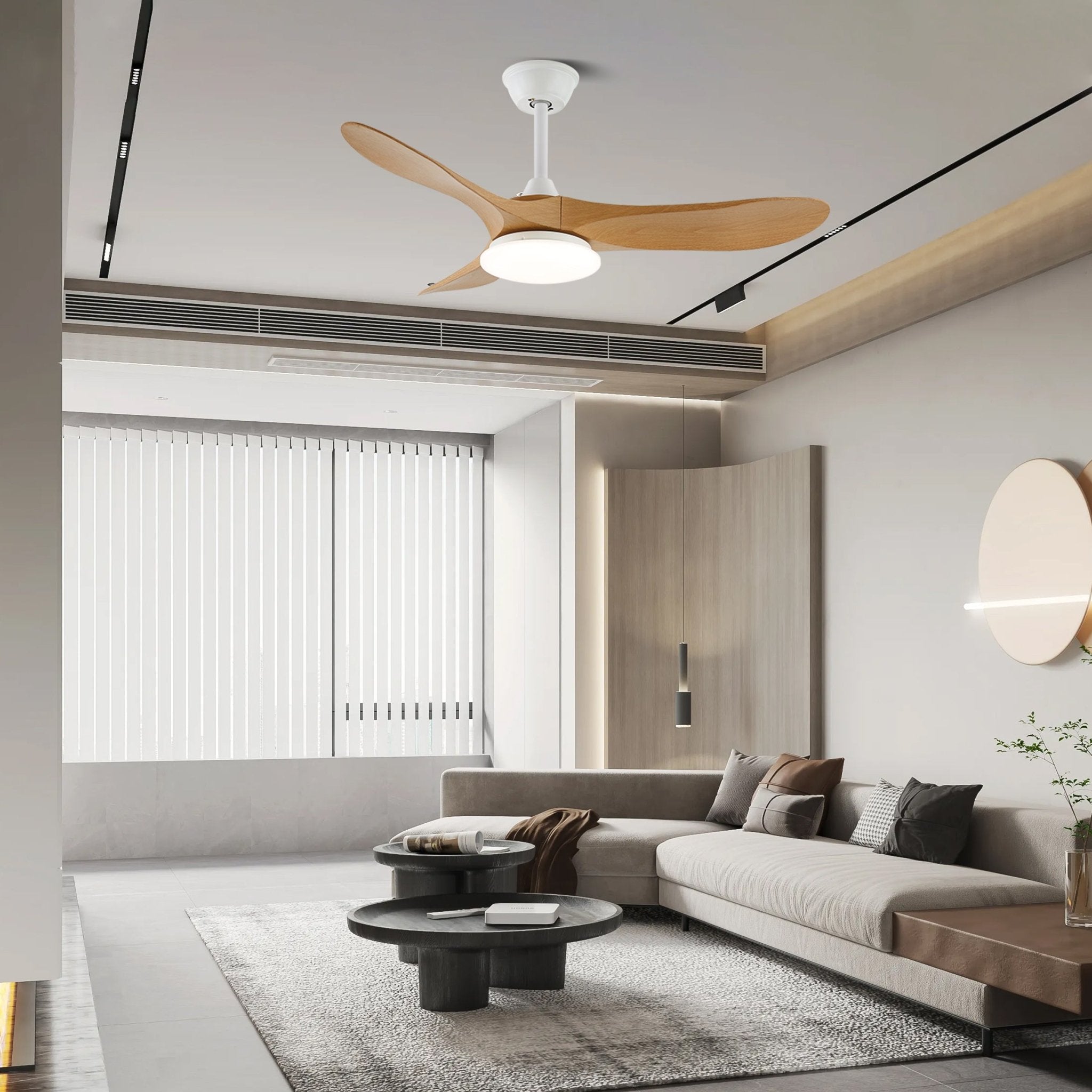 Miriveon Drift Ceiling Fan Light