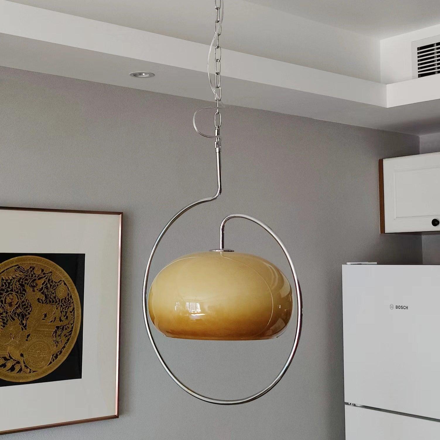 Medieval Premium Nordic Art Swag Glass Pendant Light