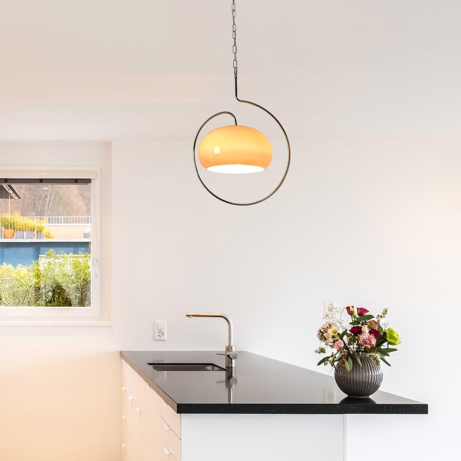 Medieval Premium Nordic Art Swag Glass Pendant Light