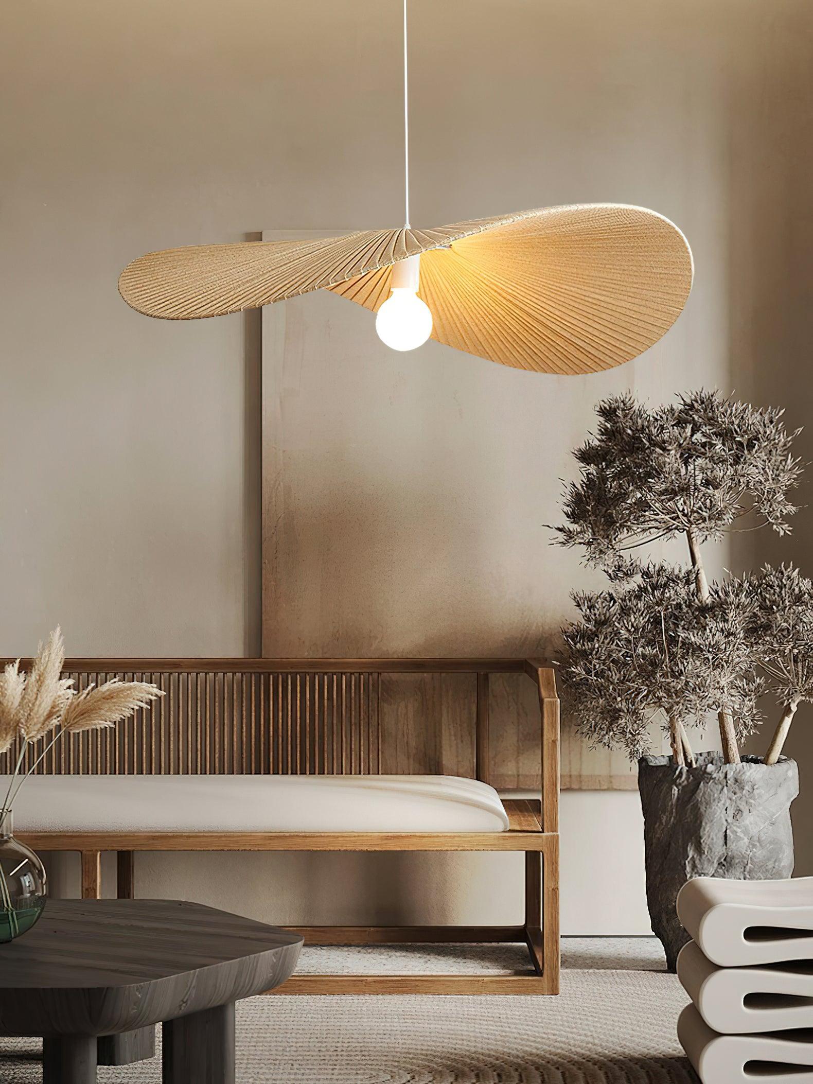Cedrin Pendant Lamp Wave Natural