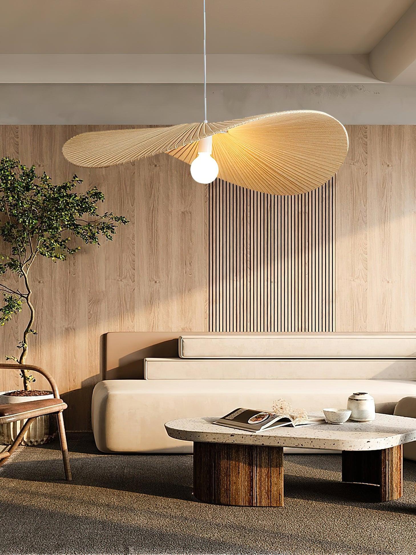 Cedrin Pendant Lamp Wave Natural