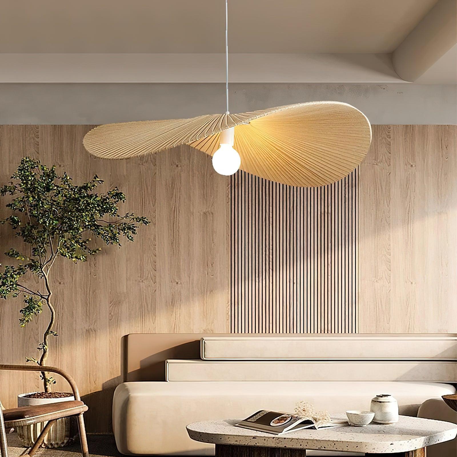 Cedrin Pendant Lamp Wave Natural