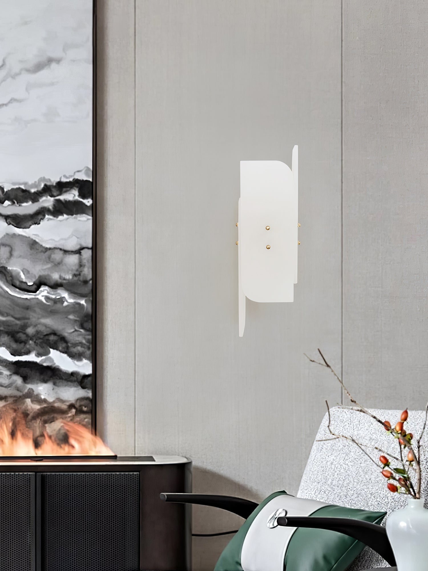 Eiroette Alabaster Wall Sconce