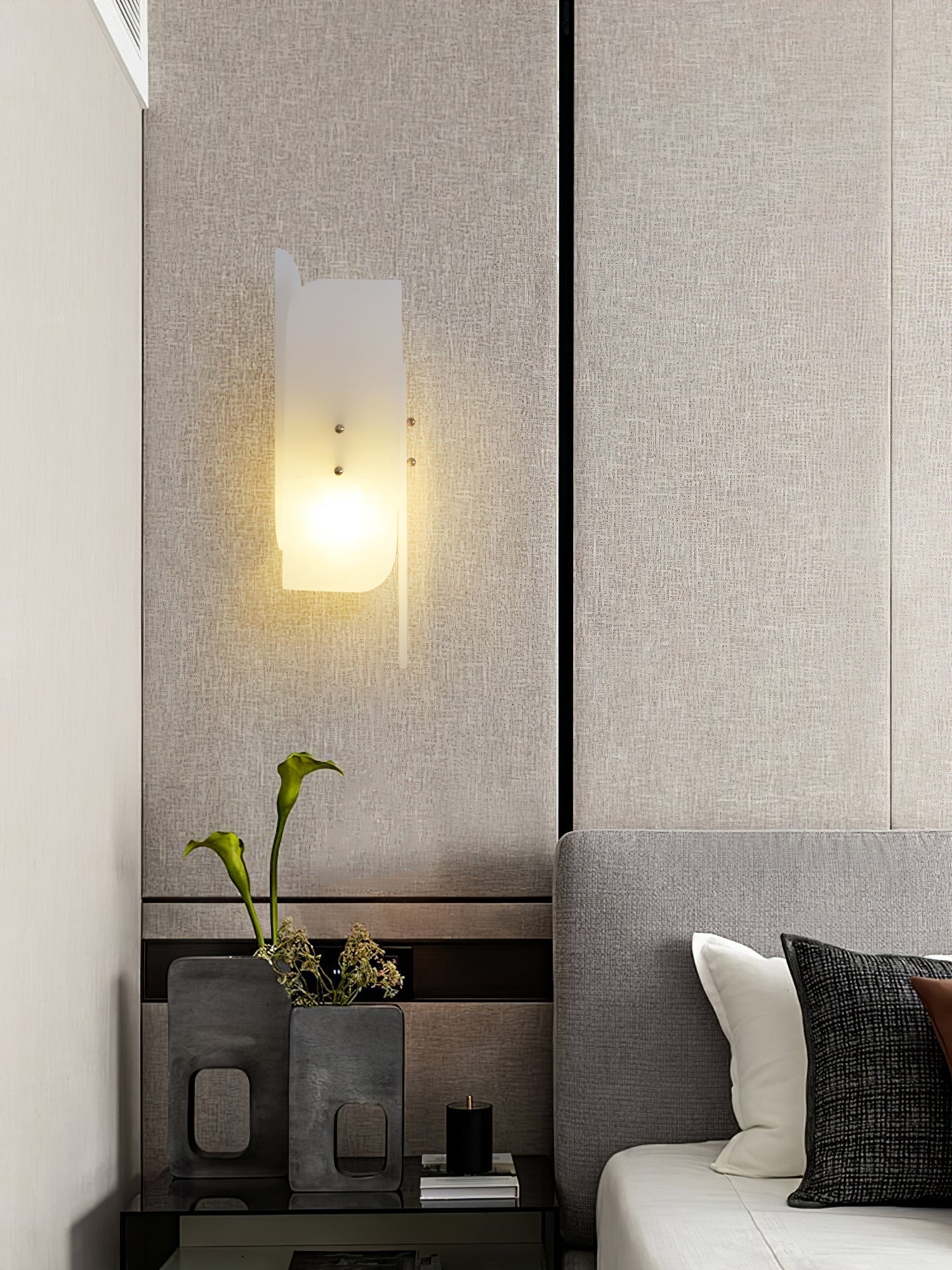 Eiroette Alabaster Wall Sconce