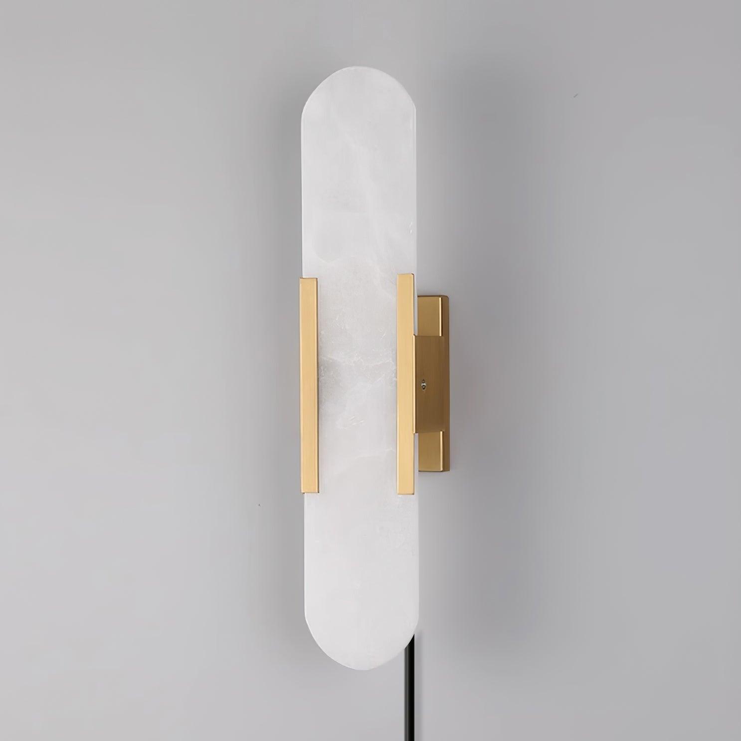 Bano Oblong Alabaster Plug Wall Light