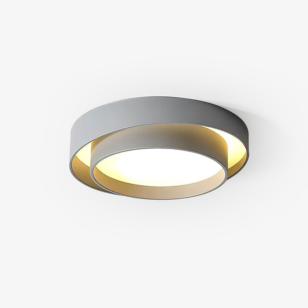 Jasper Ceiling Light Double Layers Modern Cylinder