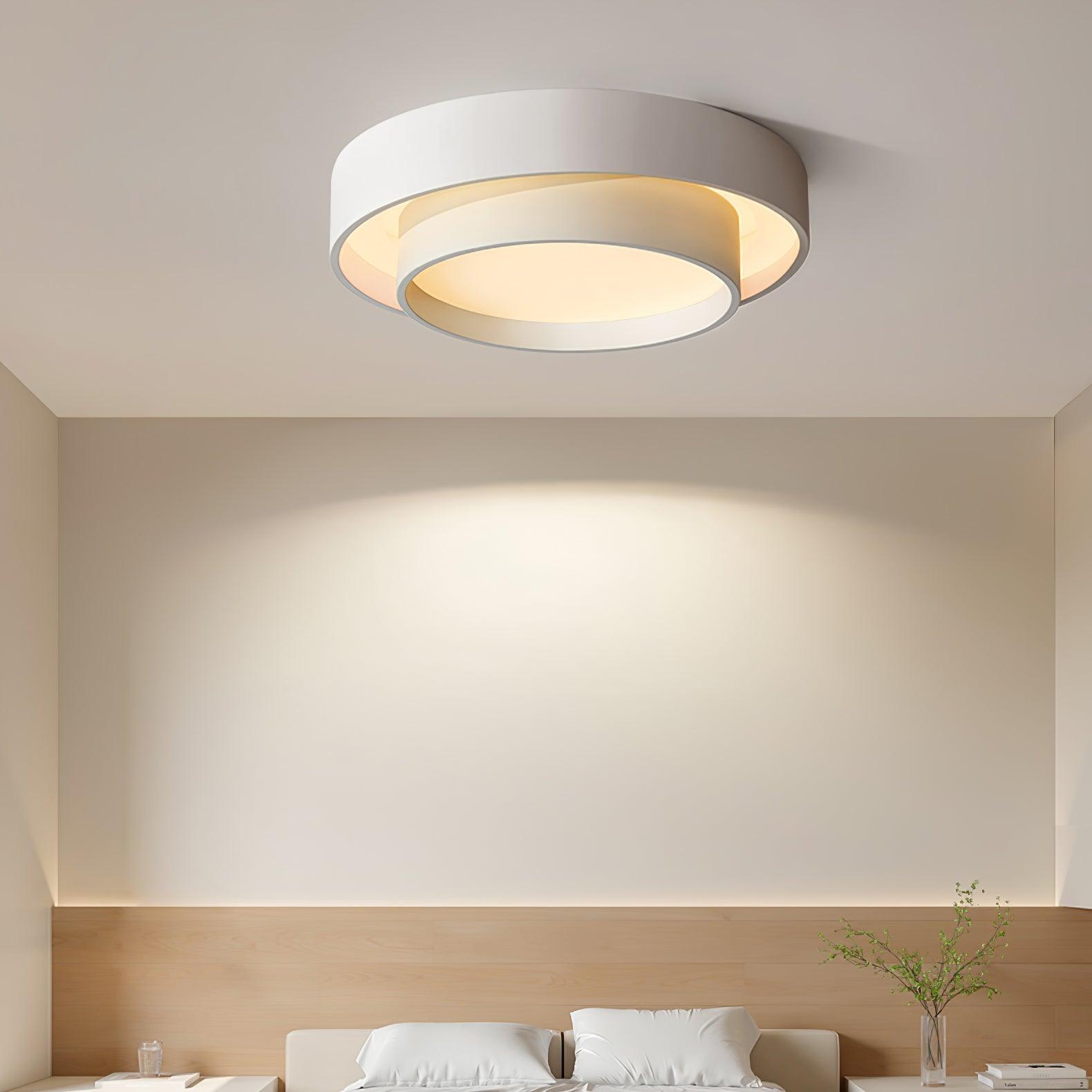 Jasper Ceiling Light Double Layers Modern Cylinder