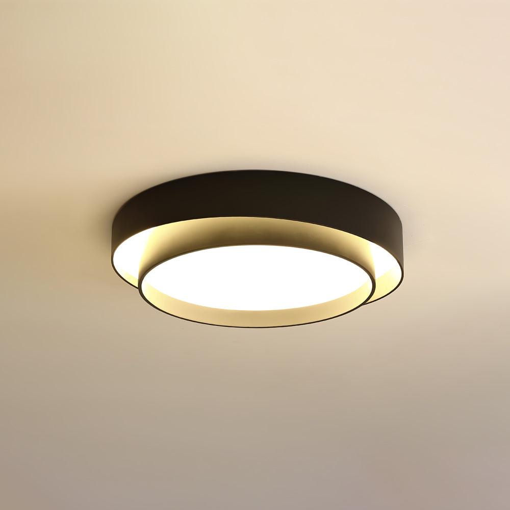Jasper Ceiling Light Double Layers Modern Cylinder