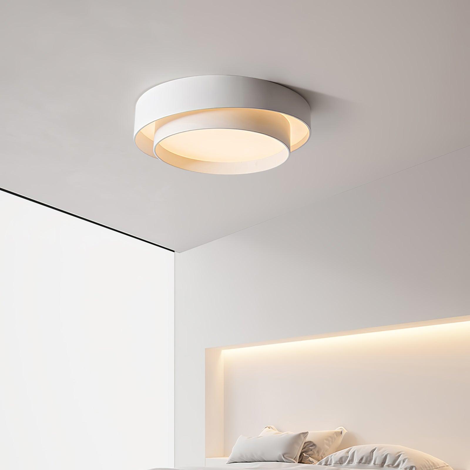 Jasper Ceiling Light Double Layers Modern Cylinder