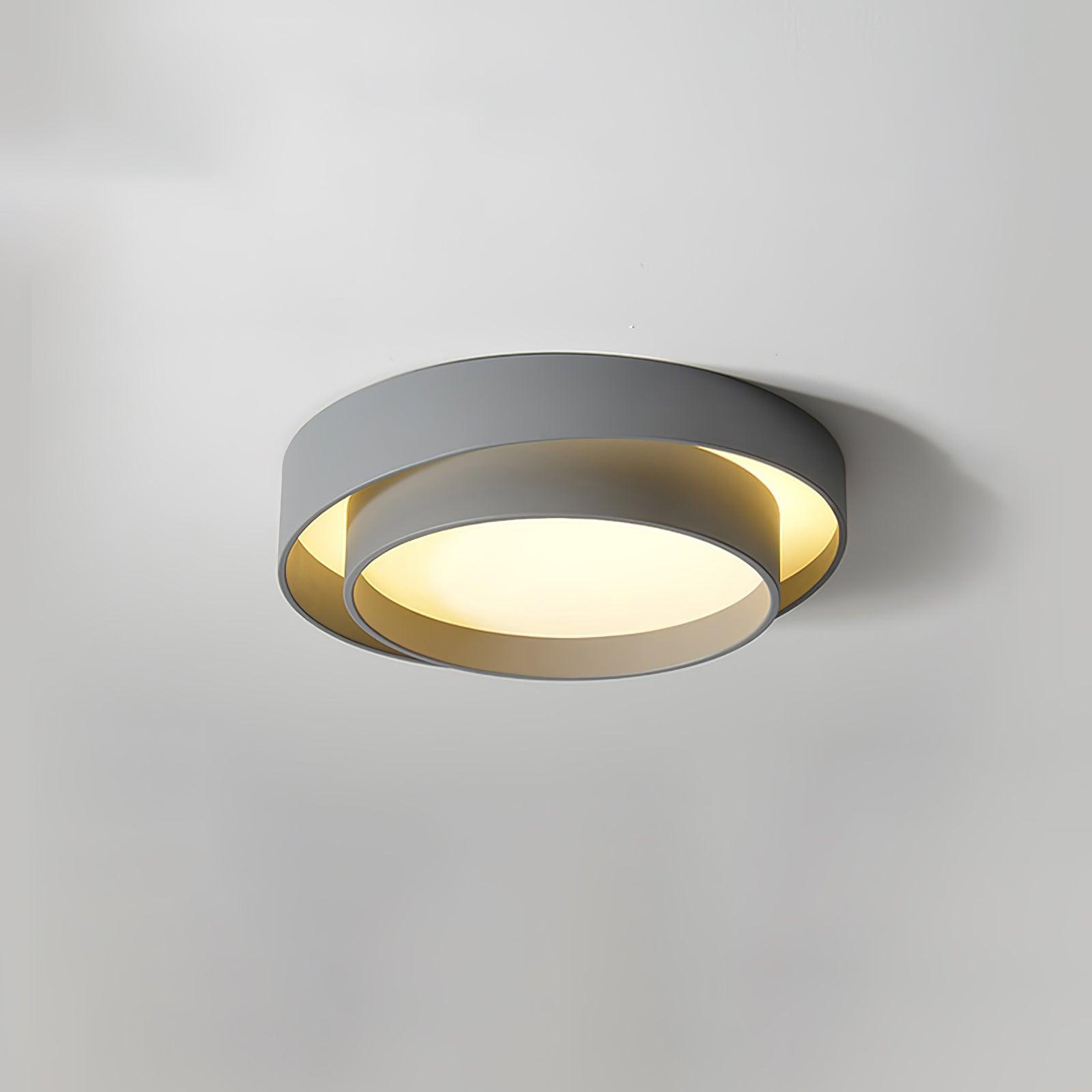 Jasper Ceiling Light Double Layers Modern Cylinder