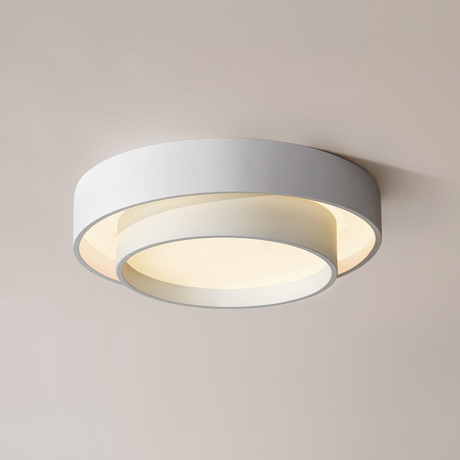 Jasper Ceiling Light Double Layers Modern Cylinder