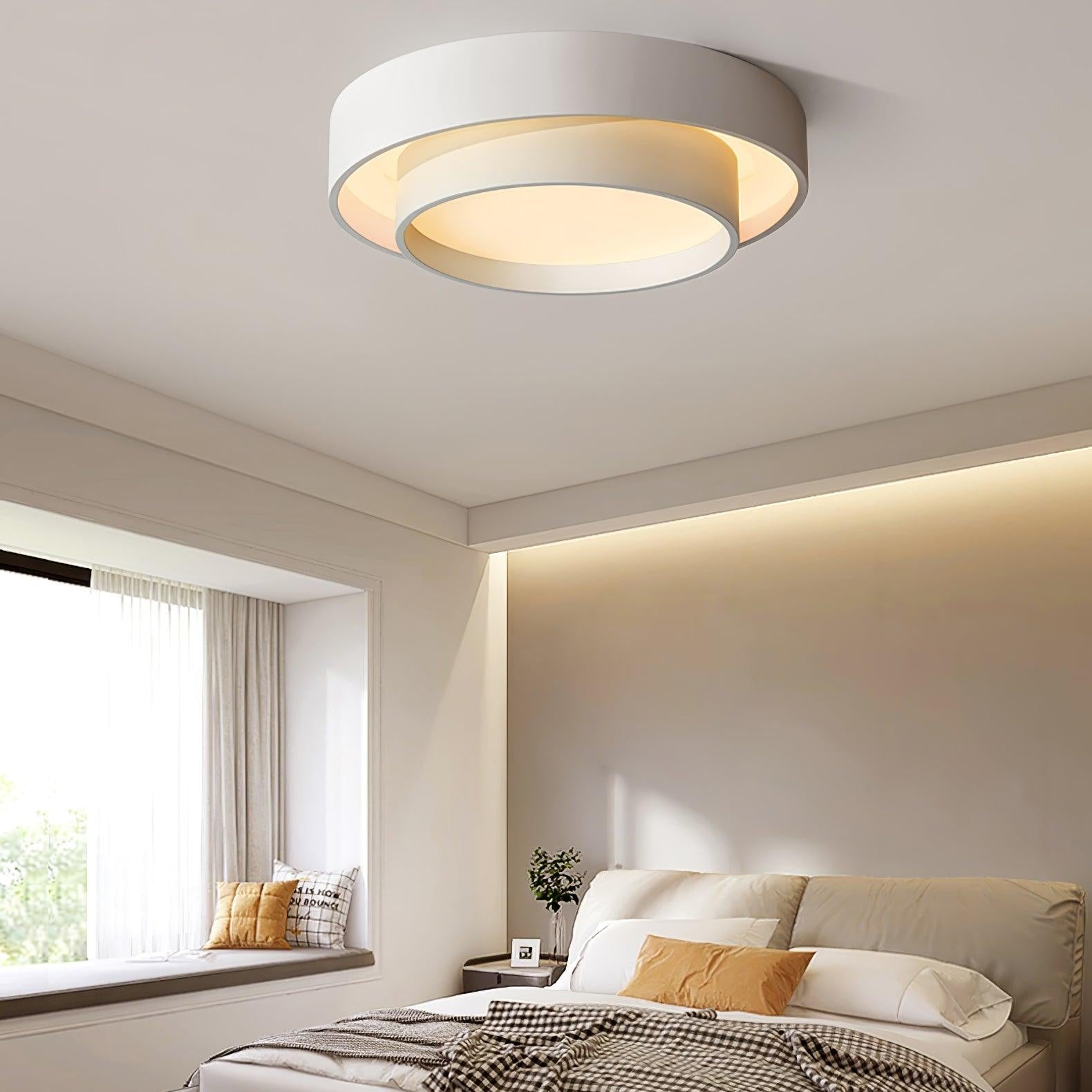 Jasper Ceiling Light Double Layers Modern Cylinder