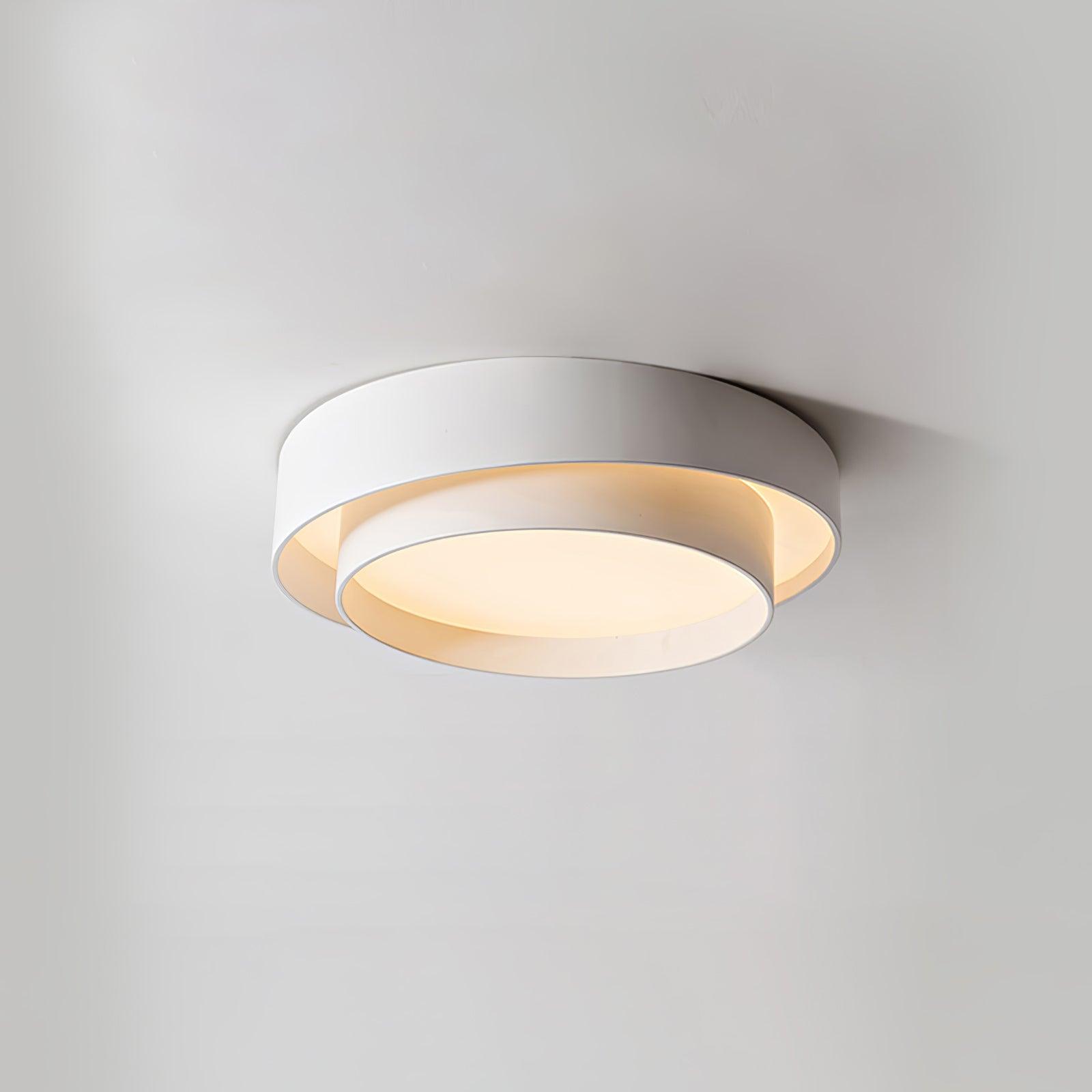 Jasper Ceiling Light Double Layers Modern Cylinder