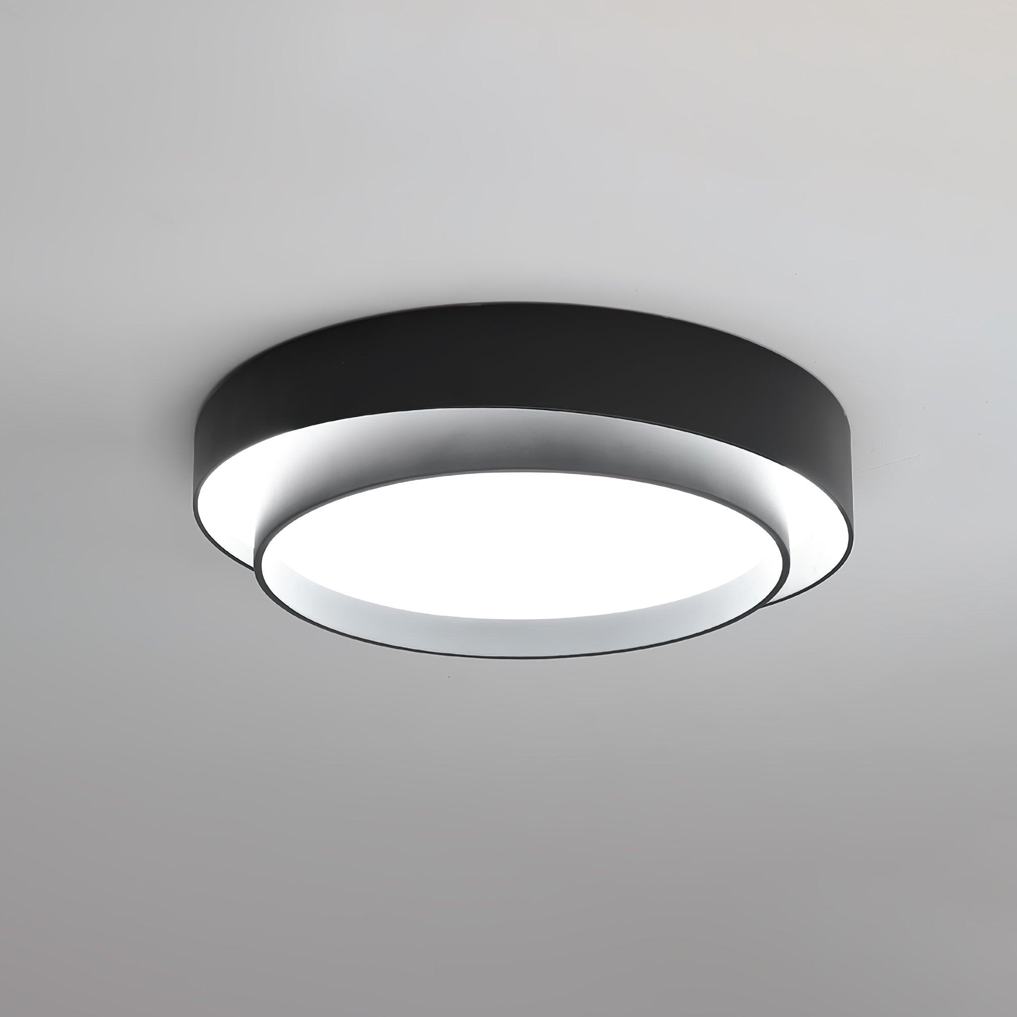 Jasper Ceiling Light Double Layers Modern Cylinder