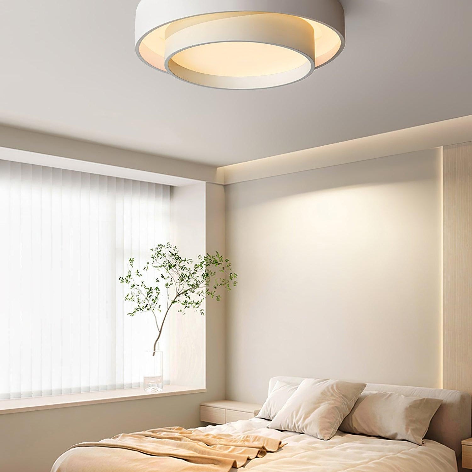 Jasper Ceiling Light Double Layers Modern Cylinder