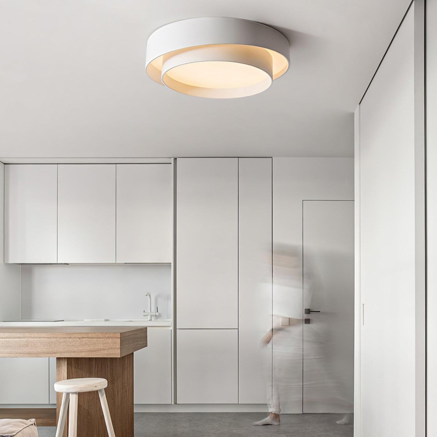Jasper Ceiling Light Double Layers Modern Cylinder