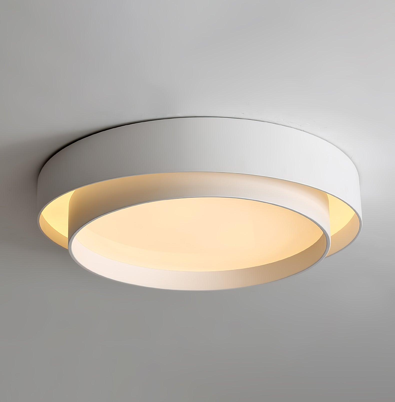 Jasper Ceiling Light Double Layers Modern Cylinder